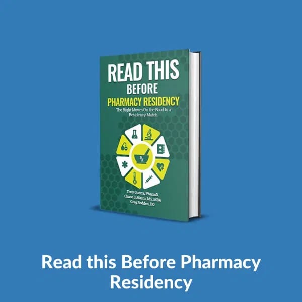 Visit the medical bookstore for essential pre-pharmacy residency literature.