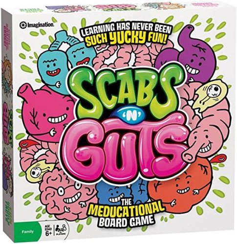 Educational Board Game - Scabs and Guts - The Medical Fact Based Board Game, scabs and guts