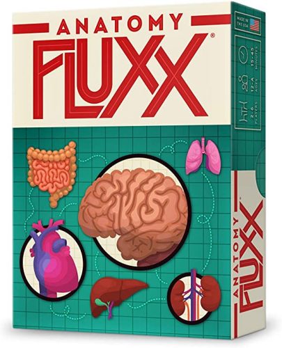 LOONEY LABS Anatomy Fluxx Card Game - Card Games for Kids and Adults Fun Games Board Games for Family Game Night Educational Games - 100 Playing Cards, 2-6 Player Games Ages 12 Years Old to Adult.