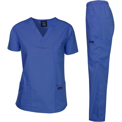 Dagacci Scrubs medical uniform women and man scrub set