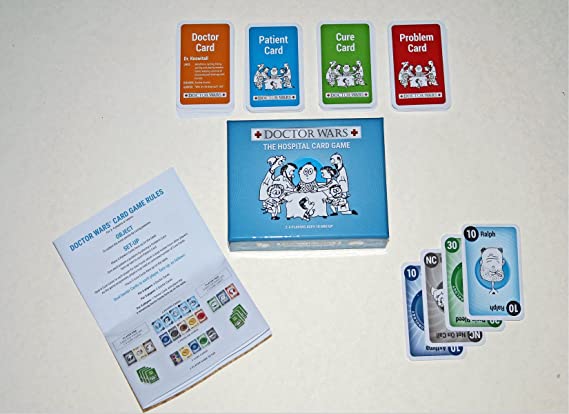 Doctor Wars® Hospital Card Game, table