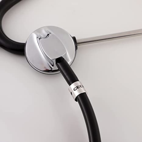 Personalized Stethoscope Name Tag Custom Stethoscope ID Charm Accessories for Nurse Doctor Vet, white surface.